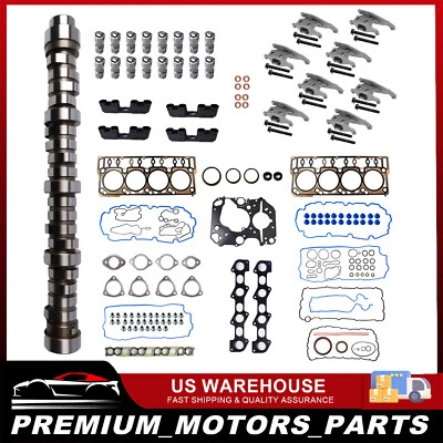 Camshaft Lifters Head Gasket Bolts w/ Rocker Arm Carrier Set For 08-10 Ford 6.4L Foto 1 de 4