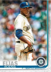Roenis Elias 2019 Topps Series 2 Baseball MLB Base Card #628 Seattle Mariners