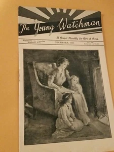 The Young Watchman  December  1936 small pamphlet some bending and spots  - Picture 1 of 12