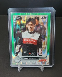 Zhou Guanyu 2022  Topps Chrome Formula 1   RC #68 Green Ray /99 - Picture 1 of 3