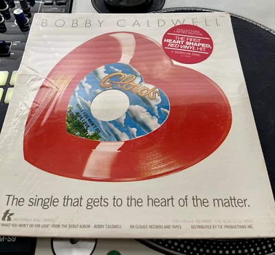 Bobby Caldwell ‎– What You Won't Do 1979 Press RED HEART SHAPE VINYL SEALED MINT - Image 1 of 2