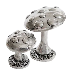 Fairytale Toadstool Fly Agaric Pewter Ornaments - Hand Made in Cornwall - Picture 1 of 3