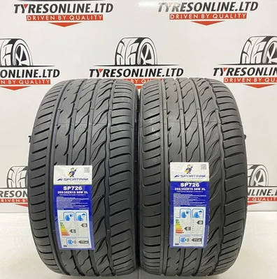 2 X 255 35 19 SPORTRAK 255/35R19 96W XL BRAND NEW B RATED WET GRIP TYRES 2553519 - Image 1 of 4