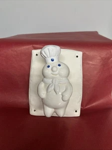 VTG Pillsbury Poppin Fresh Doughboy Kitchen Apron Towel Holder Hook Ceramic - Picture 1 of 8