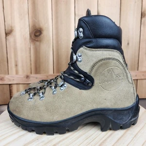 La Sportiva Glacier Wlf Boots Shoes Mens 8.5 Vibram Leather Italy Hiking 41.5 - Picture 1 of 9
