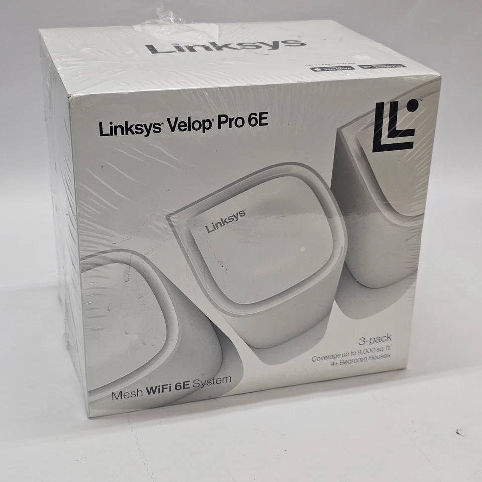 Linksys Velop Pro 6E 8830-28892 Tri-Band Mesh Bluetooth Wi-Fi 6E System