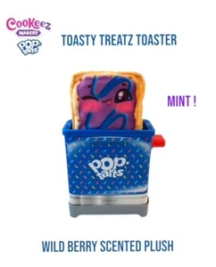 Cookeez Makery Pop-Tarts Toasty Treatz Tostapane Profumato di Fragola Selvatica Peluche Come Nuovo - Foto 1 di 3