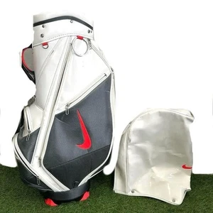 NIKE GOLF - Modelo RARO Descatalogado - Bolso Caddy GRIS × BLANCO USADO de JAPÓN - Imagen 1 de 15
