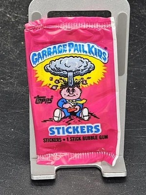 1985 Topps Garbage Pail Kids Original 1st Series - One Sealed UK Mini Pack GPK - Image 1 of 4