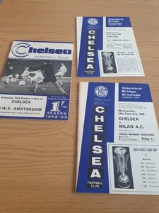 chelsea European match football programmes - Picture 1 of 2