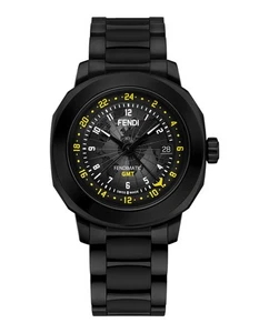 Fendi Mens  Black 42mm Bracelet Fashion Watch - Picture 1 of 4