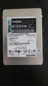 LENOVO SSD 5210 7.68TB 2.5in SATA ThinkSystem 6GB Entry Hot Swap - Photo 1/1