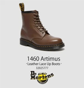 Dr. Martens 1460 Artemis Combat Boot Dark Khaki Women's Size 10 Men's Size 9 NEW - Picture 1 of 9