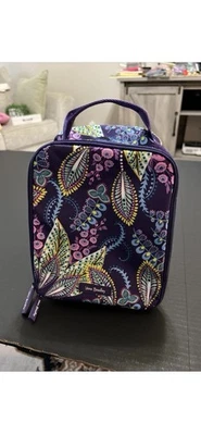 Bolsa de almuerzo Vera Bradley hojas de batik fiambrera bolsa aislada Foto 1 de 4