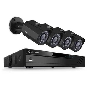 Amcrest ProHD 4 Channel 2MP PoE Video Security System 4x Outdoor Bullet IP Ca... - Picture 1 of 1
