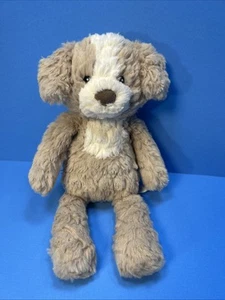 MARY MEYER Tan White Putty Puppy Dog Hound 11" Plush Stuffed Animal - Picture 1 of 12