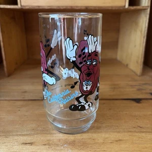 California Raisins Glass Tumbler Drinking Glass Vintage 1989 - Picture 1 of 4