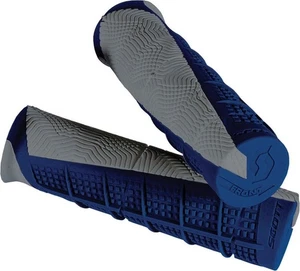SCOTT DEUCE Dual Density Half-Waffle 7/8" ATV Grips Blue/ Grey - Picture 1 of 1