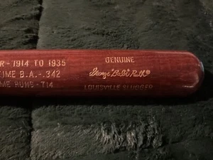 George Babe Ruth Hillerich &Bradsby Career 1914 1935 HR 714 Stat Baseball Bat - Picture 1 of 4