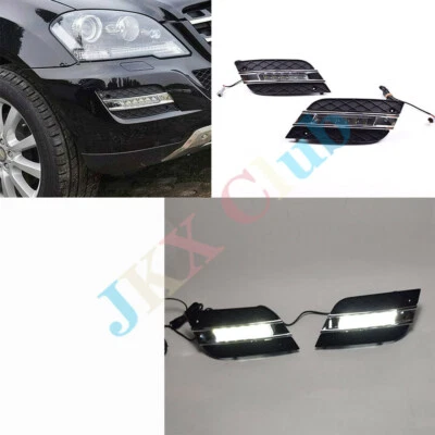 for Mercedes-Benz ML350 W164 ML280 MO LED DRL Daytime Running Light Lamp Cover p - Image 1 of 4