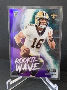 IAN BOOK 2021 PLAYOFF ROOKIE WAVE RC CARD PURPLE SP INSERT FOOTBALL RW-IBO - Picture 1 of 2
