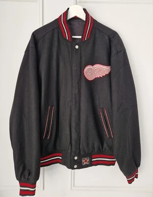 NHL JH Design Detroit Red Wings Reversible Bomber Jacket Mens Size Medium - Image 1 of 4