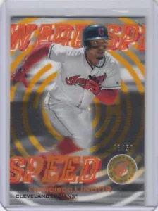 2019 TOPPS STADIUM CLUB FRANCISCO LINDOR WARP SPEED ARANCIONE #D50 NY METS BV $20 - Foto 1 di 1
