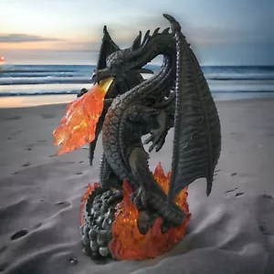 Mystica Fire Breathing Dragon Figure Steve Kehrli Resin Vintage Mystical Magic - Picture 1 of 19