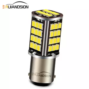 BA15D 2835 56 LED DC6V Car Motorbike Headlight Bulb Lamp Hi/Lo Beam White 1000lm - Picture 1 of 9