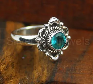 Natural Zircon Ring, 925 Sterling Silver, Handmade Ring, For Woman's - Picture 1 of 5