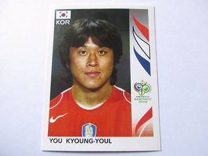 2006 PANINI FIFA World Cup GERMANY #499 South Korea You Kyoung-Youl Sticker