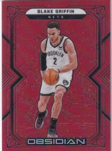 2021-22 Panini Obsidian NBA No. 52 Blake Griffin Electric Etch Red Flood - Bild 1 von 2
