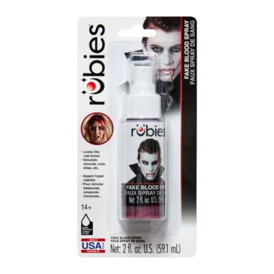 红宝石假血喷雾瓶 2 盎司水洗美国制造 — 第 1/4 张图片
