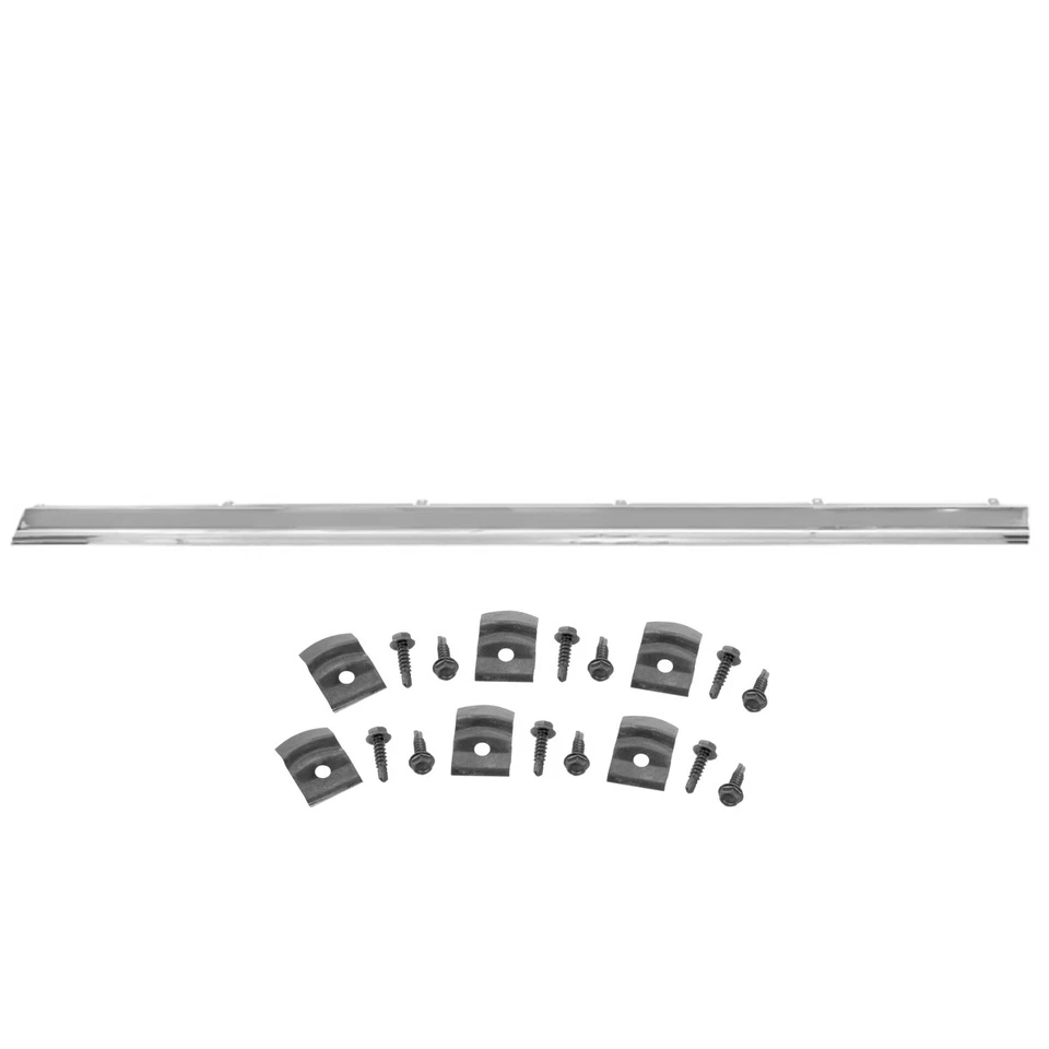 1966 Malibu Rocker Panel Molding w/ Retainers & Screws Right Side - M1433A - Image 1 of 1