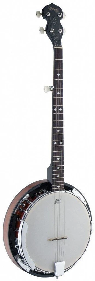Stagg Model BJW24 DL Deluxe 5-String Western Banjo with Mahogany Resonator - Image 1 of 1