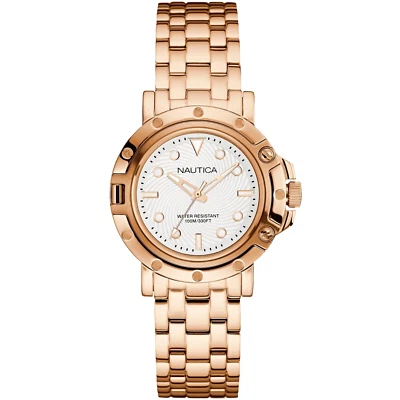 Nuevo Reloj Mujer NAUTICA NST 800 Tono Oro Rosa Acero 36mm NAD18528L Foto 1 de 4