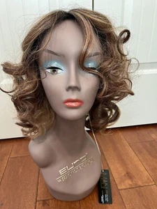 Iman Hollywood Curls Wig Highlighted Brown Gorgeous Locks Collection - Picture 1 of 5