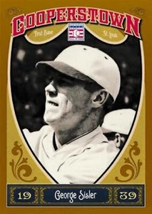 2013 Panini Cooperstown #30 George Sisler St. Louis Browns HOF - Picture 1 of 1