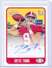 2021 ONYX Vintage College BRYCE YOUNG ARC RC Blue AUTO Autograph Rookie Signatur