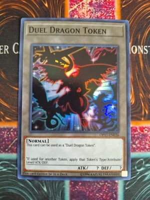 Yu-Gi-Oh! TCG Duel Dragon Token OP11-EN026 Super Rare Near Mint - Image 1 of 4