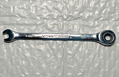 GEAR WRENCH 6MM. RATCHETING COMBINATION WRENCH, 12 POINT, 5" LONG. - Image 1 of 4