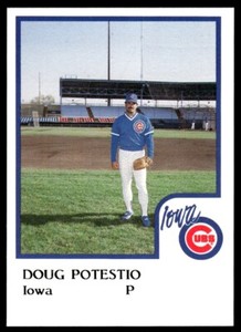 1986 ProCards Iowa Cubs Doug Potestio Iowa Cubs #22