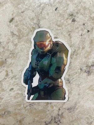 STICKER SURPLUS Halo Master Chief Sticker l Gloss or Holographic l Waterproof Decal