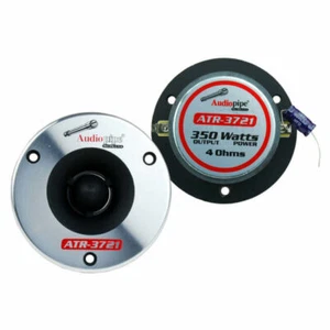 Set 2 Audiopipe ATR-3721 3.75" 350W Titanium Car Audio Super Bullet Tweeters - Picture 1 of 4