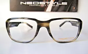 Neostyle Germany 54-18 140 Medium Zodiac 38 Gray Horn like Eyeglasses Frame Mens - Picture 1 of 12