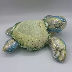Peluche Aurora Tortuga Verde Brillante Tie Dye Rainbow Sparkle 2017 9 pulgadas - Imagen 1 de 8