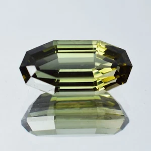 7.77Cts Genuine Natural Green Tourmaline 16.9x8.3 Oval Custom Cut Collection Gem - Picture 1 of 6