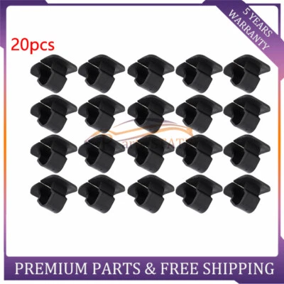 New 20 Pcs For AUDI VW Skoda Seat Bonnet Hood Insulation Retaining Mat Clips - Image 1 of 4