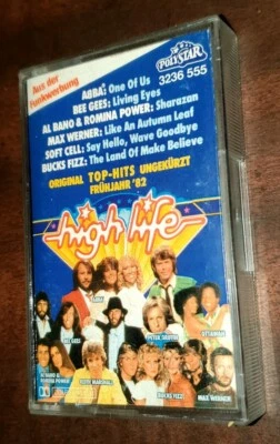 High Life: Top Hits Ungekürzt Frühjahr '82 Cassette Polystar Import KISS ABBA + - Image 1 of 4