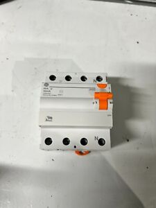 Residual Current Circuit RCD Breaker 4P 40A 30mA 240/415V 608417 - GE